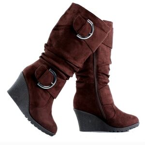 Top moda wedge boots